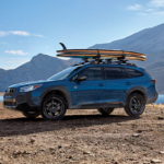 Subaru Outback Wilderness with Kayak Carrier