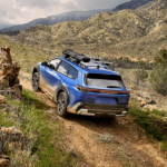 2026 Subaru Trailseeker driving up a hill